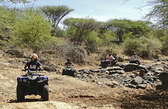 Quad Biking in the Mathews Range